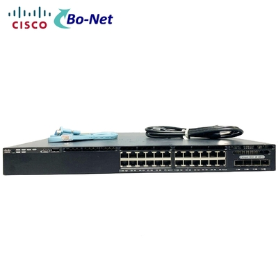 Cisco WS-C3650-24TS-S 3650 24 x 10/100/1000 Ethernet ports 4x1G Uplink IP Base Switch