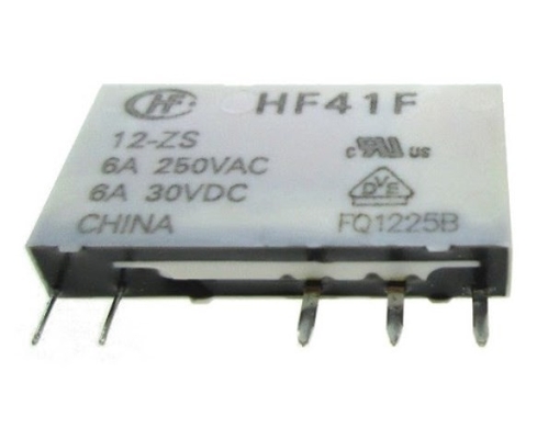 6A 5 PIN Electromagnetic Power Relay Hongfa HF41F-12-ZS